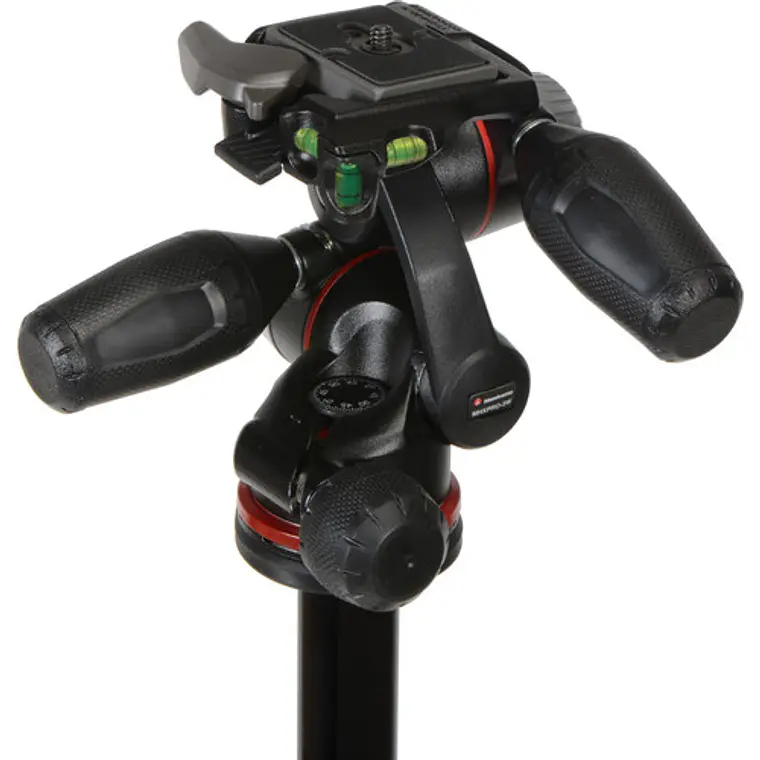 Trípode Manfrotto 190XPRO3 con rótula de 3 vías MHXPRO-3W 8