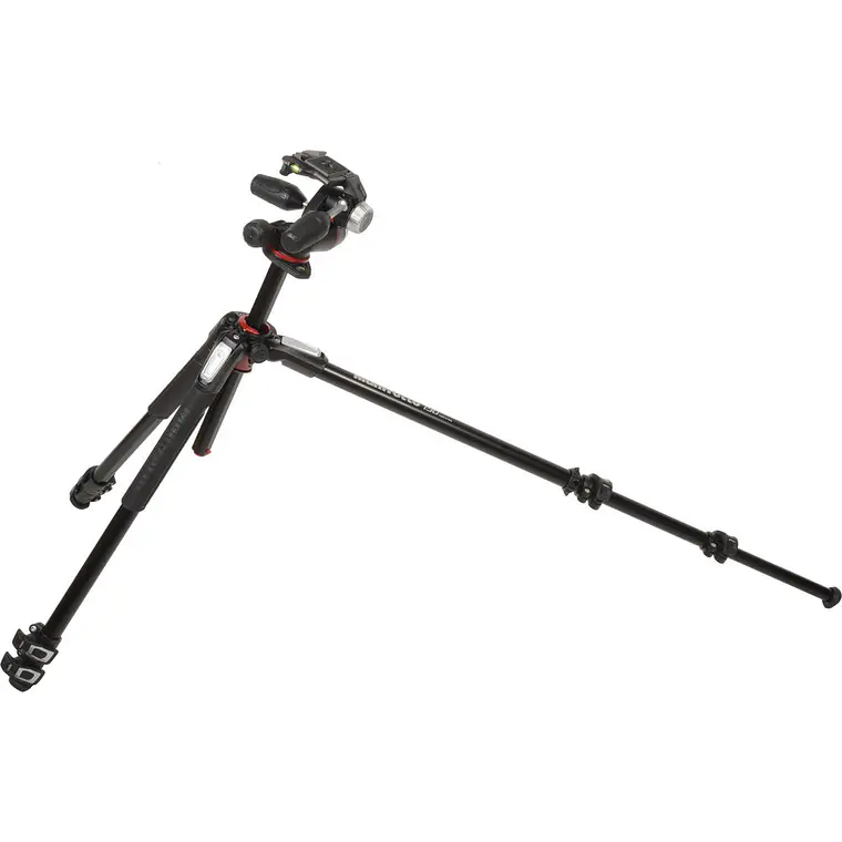 Trípode Manfrotto 190XPRO3 con rótula de 3 vías MHXPRO-3W 9