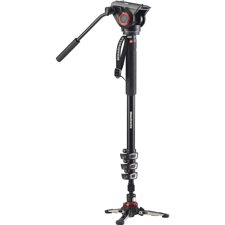 Monopie de Video Manfrotto XPRO con Cabezal Fluido y Base FLUIDTECH 1