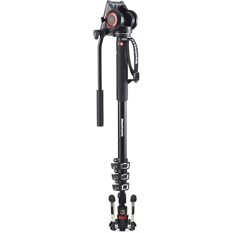 Monopie de Video Manfrotto XPRO con Cabezal Fluido y Base FLUIDTECH