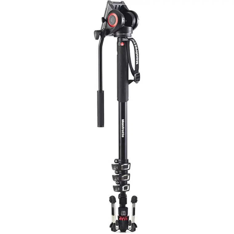 Monopie de Video Manfrotto XPRO con Cabezal Fluido y Base FLUIDTECH 2