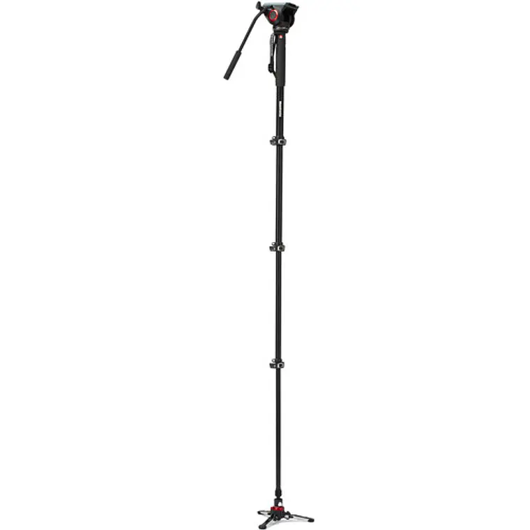 Monopie de Video Manfrotto XPRO con Cabezal Fluido y Base FLUIDTECH 3