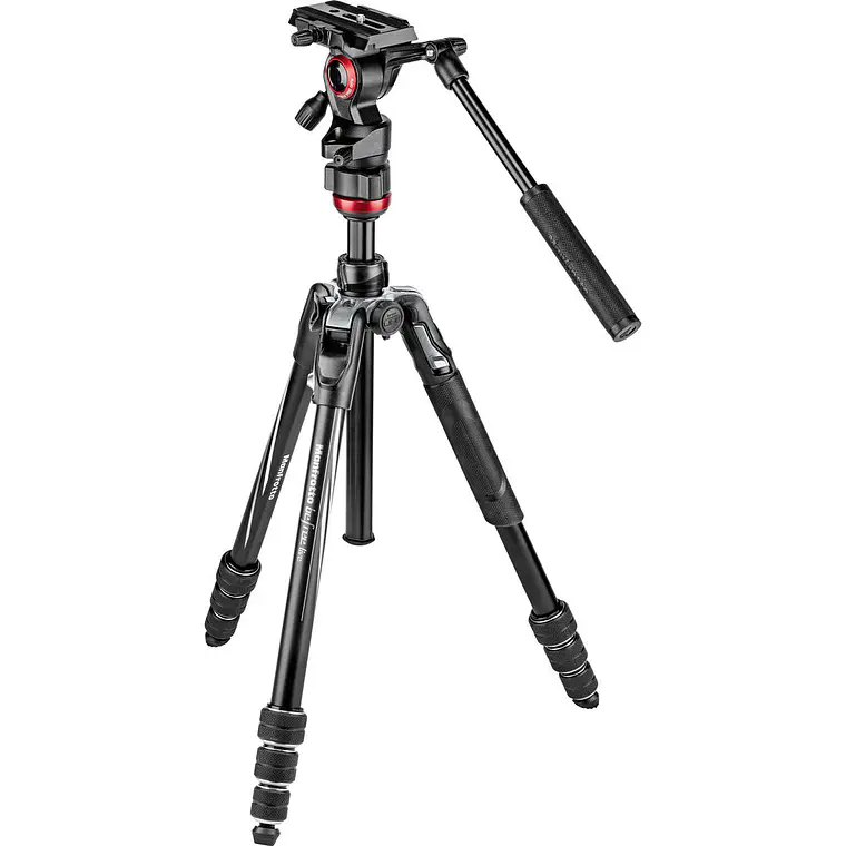 Trípode Manfrotto Befree Live con Rótula Fluida y Bloqueo de Giro 1