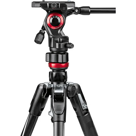 Trípode Manfrotto Befree Live con Rótula Fluida y Bloqueo de Giro