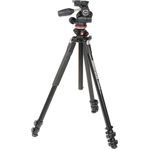 Trípode Manfrotto 290 Dual con Columna de 90° y Rótula de 3 Vías