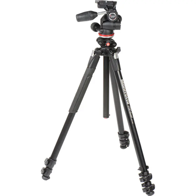 Trípode Manfrotto 290 Dual con Columna de 90° y Rótula de 3 Vías 2