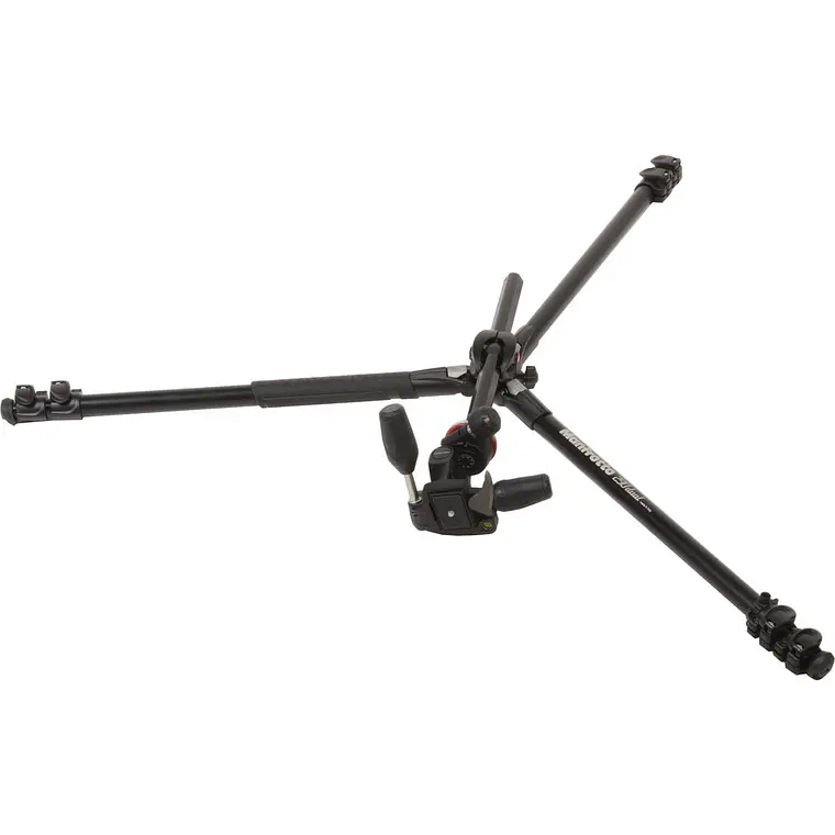 Trípode Manfrotto 290 Dual con Columna de 90° y Rótula de 3 Vías 10