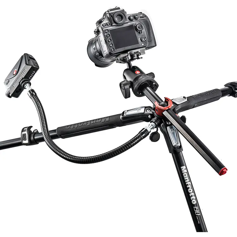 Trípode Manfrotto 190XPRO4 de aluminio 11