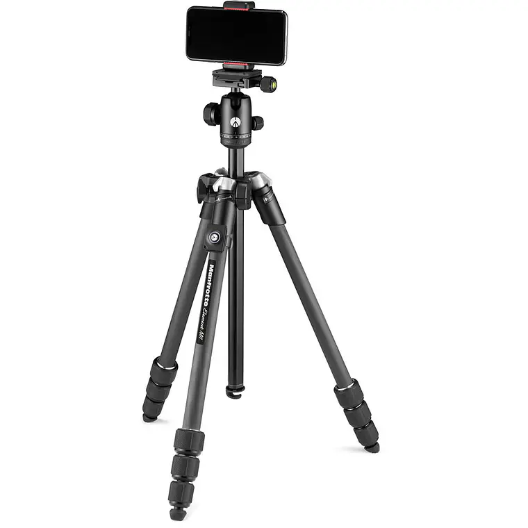 Trípode Manfrotto Element MII Mobile Bluetooth de Fibra de Carbono 9