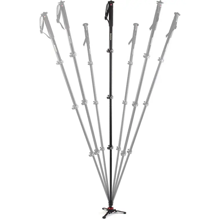 Monopié Manfrotto XPRO MVMXPROA4 con base FLUIDTECH 3