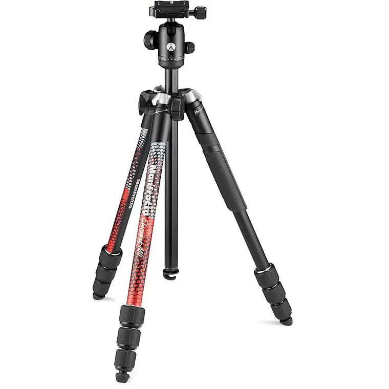 Trípode Manfrotto Element MII con Rótula de Bola (Rojo) 1