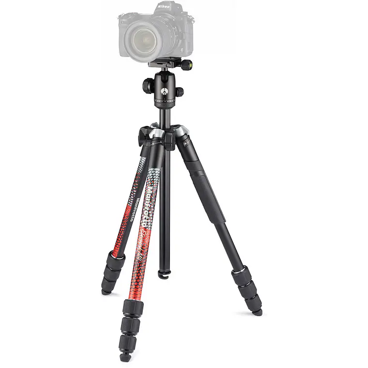 Trípode Manfrotto Element MII con Rótula de Bola (Rojo) 2