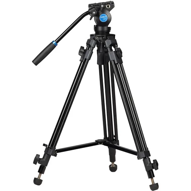 Kit Sirui SH05 de Trípode y Cabezal Fluido para Vídeo 1