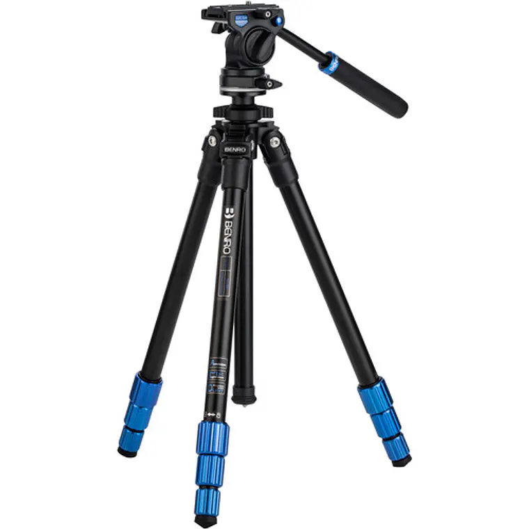Trípode de Video Benro TSL08AS2CSH con Cabezal Fluido 1
