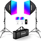Kit Softbox LED RGB 24W Neewer NK800 - Miniatura 1