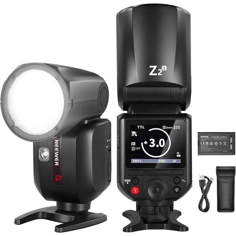 Flash Speedlite Neewer Z2-S TTL Cabeza Redonda Sony 1
