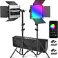 Kit LED Neewer 660 PRO II RGB con App y Soportes - Miniatura 1