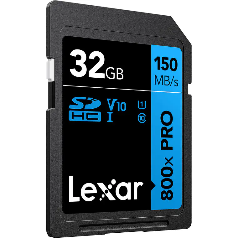 Memoria lexar 32gb 800x pro sdhc uhs-I v10 150mb 2