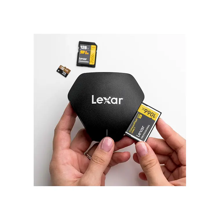 Multi lector de tarjetas Lexar 3 EN 1 ( MICRO SD- SD CF) 2