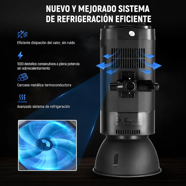 Flash Estudio Neewer S102-400W PRO con Trigger 2.4G 6