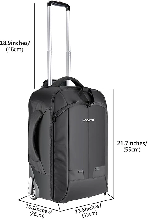 Mochila Trolley Convertible Neewer 2 en 1 para Cámara