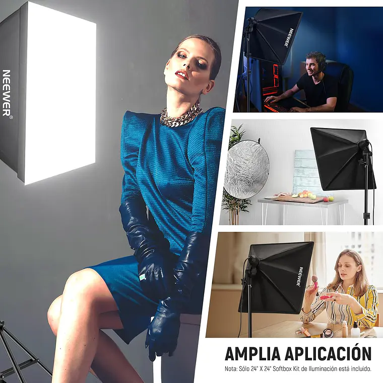 Kit Softbox LED Neewer NK300 5700K 2