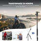 Trípode Monopie Neewer 195 cm con Soporte y Control Remoto - Miniatura 3