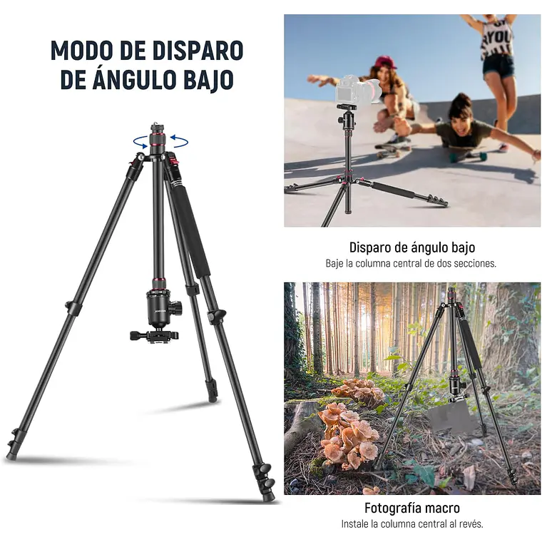 Trípode Monopie Neewer 195 cm con Soporte y Control Remoto 2