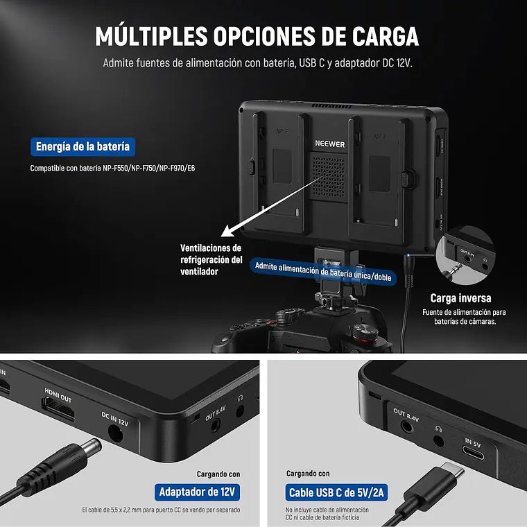Monitor de Campo Neewer F700 7