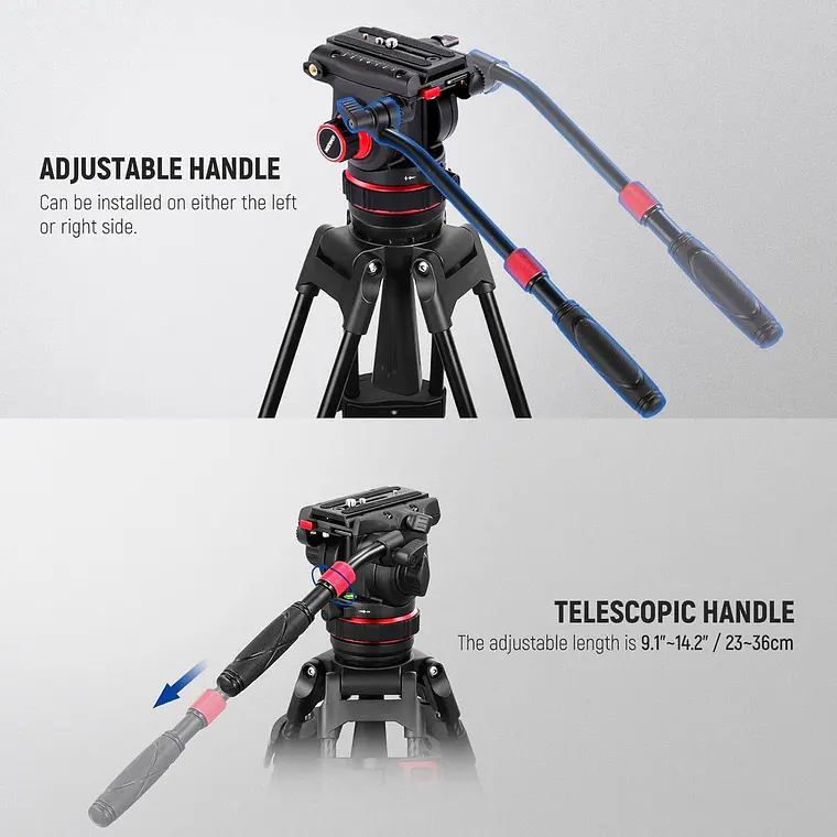 Cabezal Fluido para Trípode de Video Neewer GM006 4