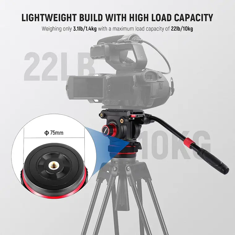 Cabezal Fluido para Trípode de Video Neewer GM006 2