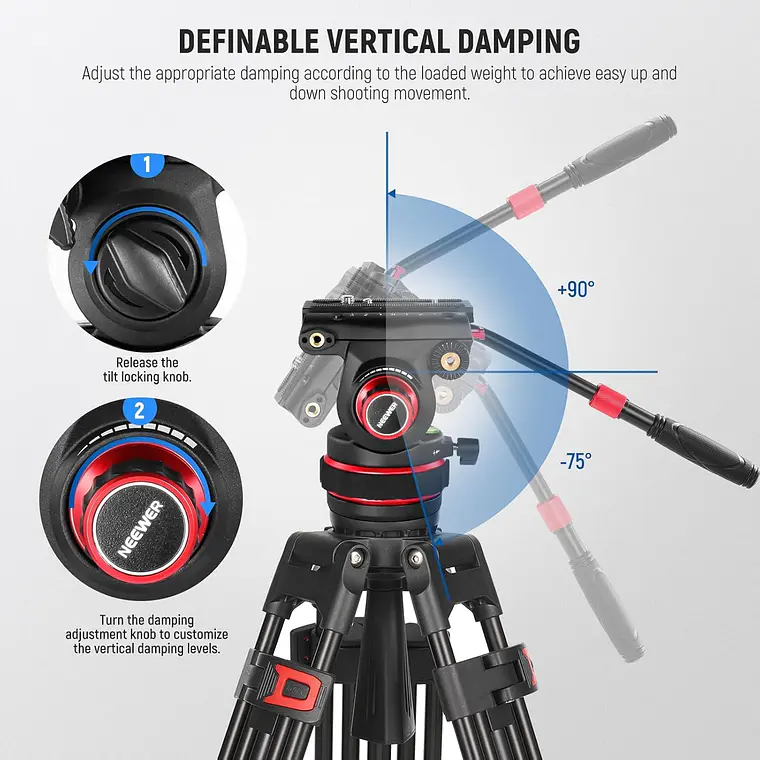 Cabezal Fluido para Trípode de Video Neewer GM006 7