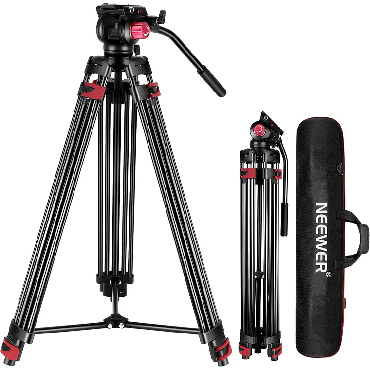 Trípode Video Neewer TP-M200 200 cm con Cabezal Fluido 1