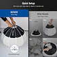 Softbox Linterna Neewer NS65L 65 cm con Montura Bowens - Miniatura 3