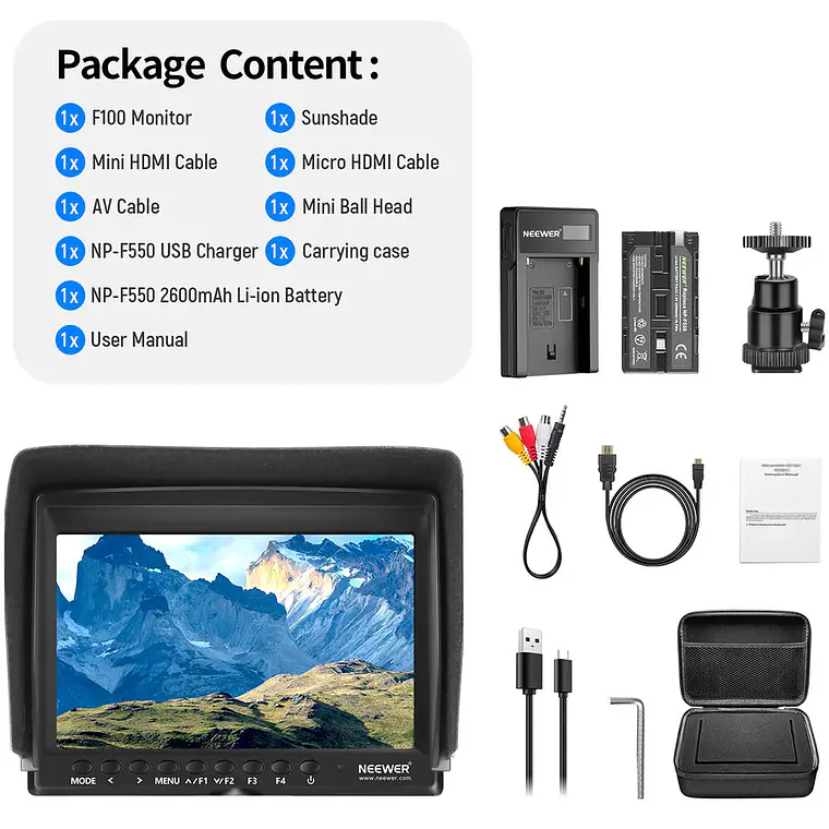 Monitor Neewer F100 7