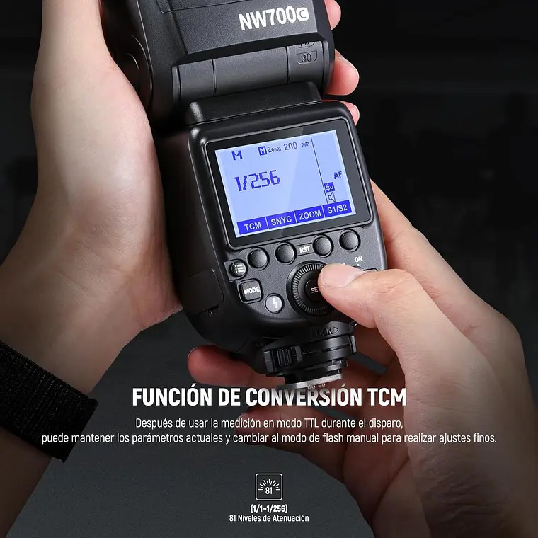 Flash Speedlite TTL Neewer NW700-C para Canon​ 9