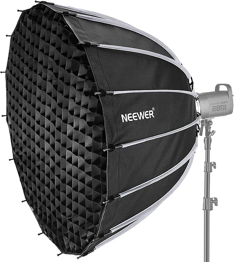 Softbox Parabólico Neewer de 120 cm con Grid​