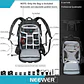 Mochila Neewer 30L Negra para Cámara y Dron - Miniatura 4