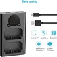 Cargador Dual USB Neewer para Baterías NP-FZ100​ - Miniatura 4