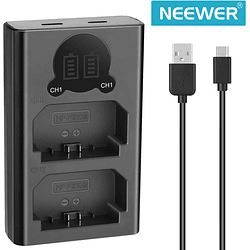 Cargador Dual USB Neewer para Baterías NP-FZ100​