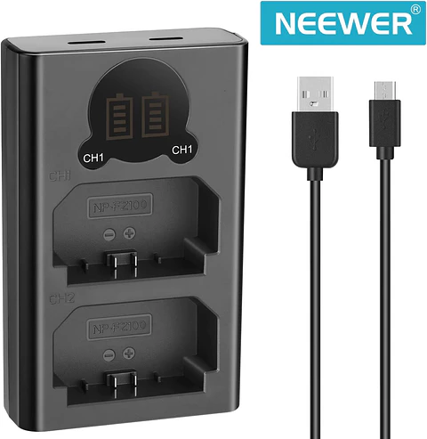 Cargador Dual USB Neewer para Baterías NP-FZ100​