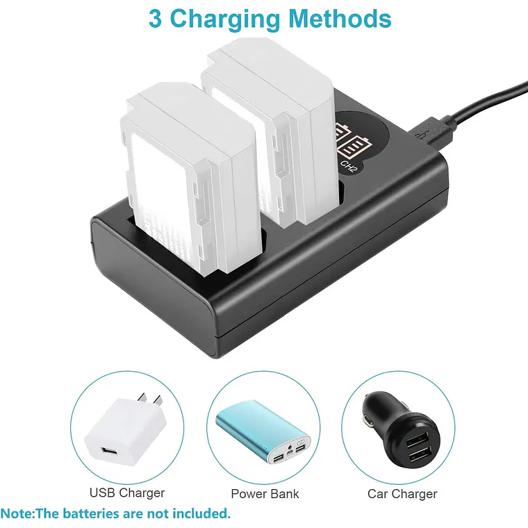Cargador Dual USB Neewer para Baterías NP-FZ100​ 3