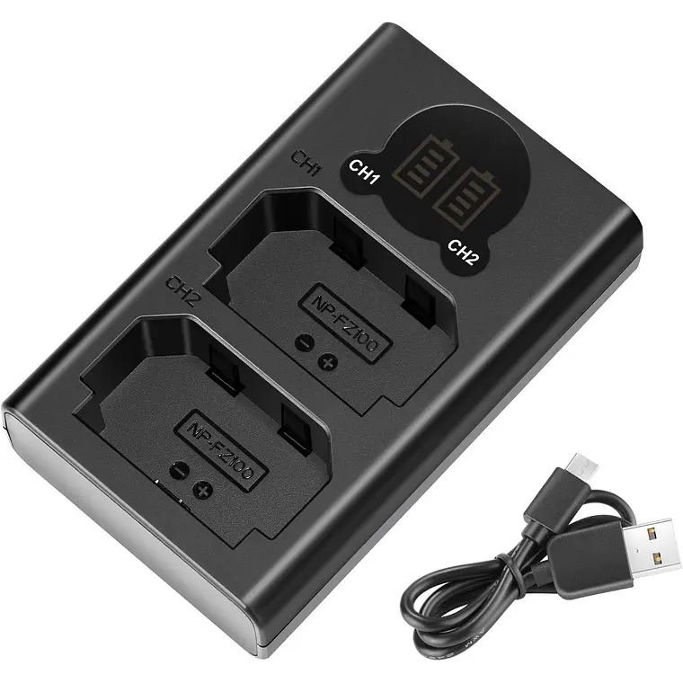 Cargador Dual USB Neewer para Baterías NP-FZ100​ 7
