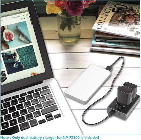 Cargador Dual USB Neewer para Baterías NP-FZ100​