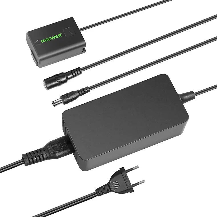 Adaptador Neewer AC-PW20 con Acoplador CC para Sony 1
