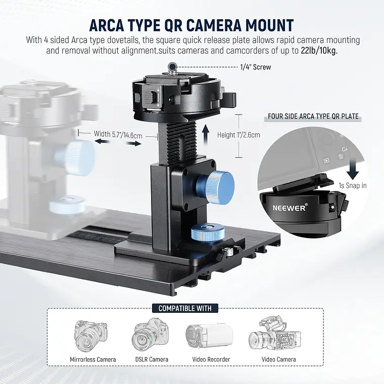 Teleprompter Neewer X12 II para Cámara y Tableta 8
