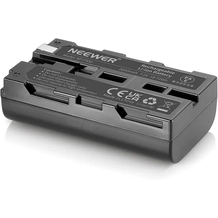 Batería de repuesto Neewer 2600mAh para Sony NP-F550/570/530 3