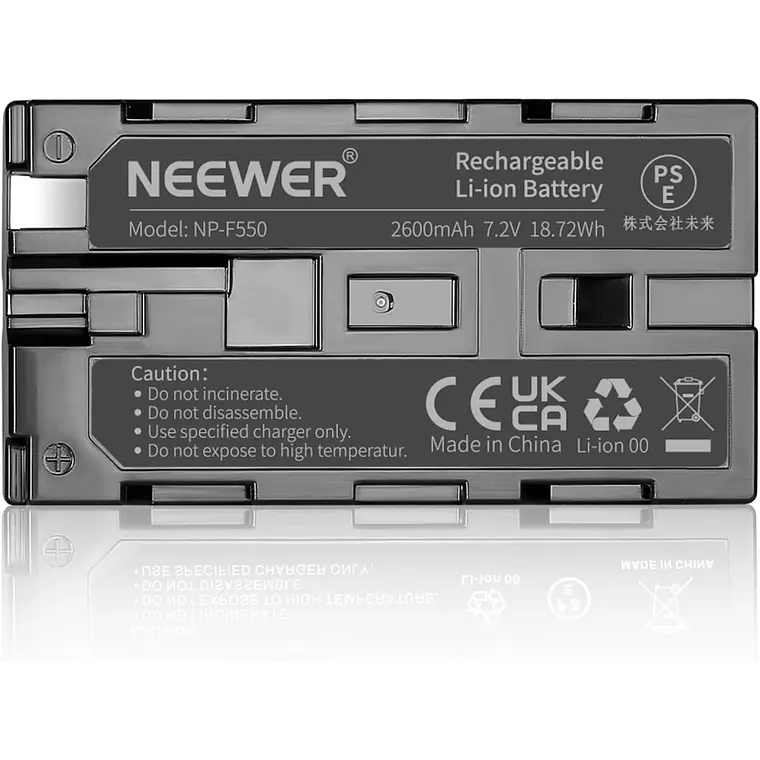 Batería de repuesto Neewer 2600mAh para Sony NP-F550/570/530 1