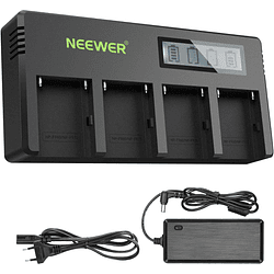 Cargador 4 Canales Neewer para Baterías Sony NP-F