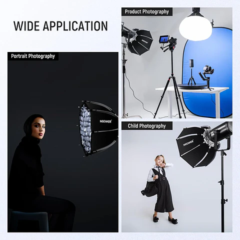 Softbox Neewer Octagonal de 45 cm con Montura Bowens